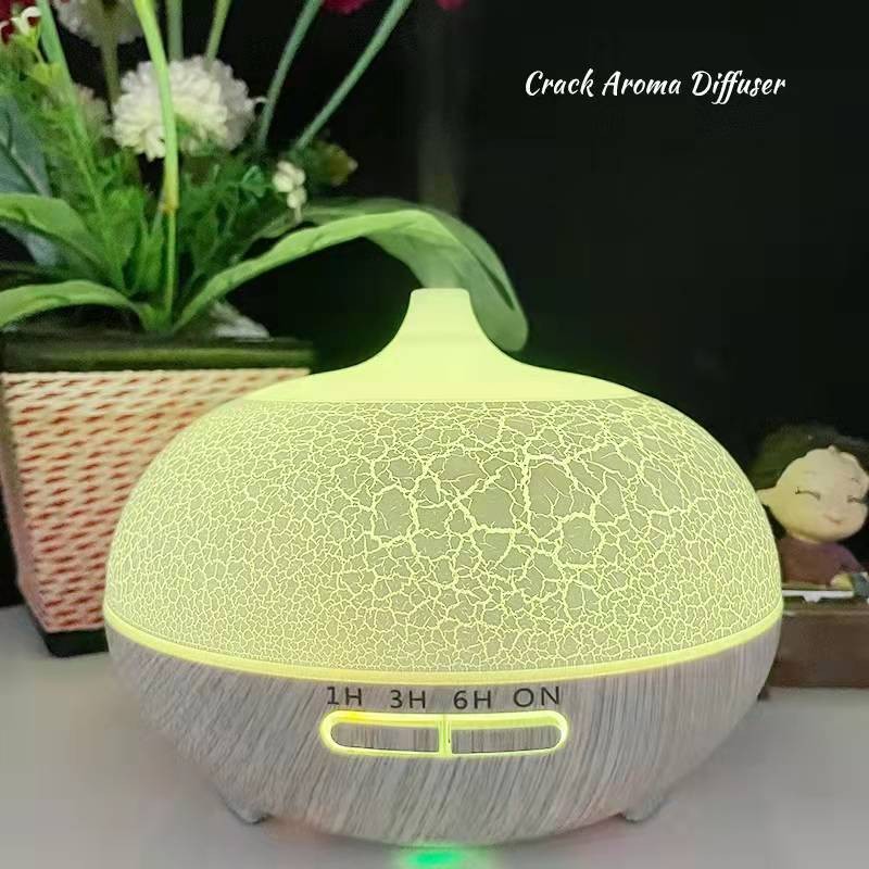 500ML Crack Onion Aroma Diffuser with Bluetooth Music Speaker